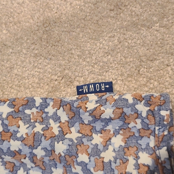 Rown Mosaic Short Sleeve Button Down, M - Picture 2 of 4